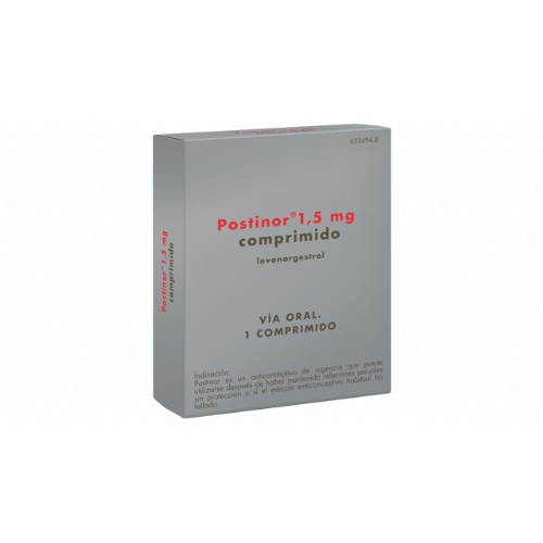 POSTINOR 1,5 mg COMPRIMIDO , 1 comprimido