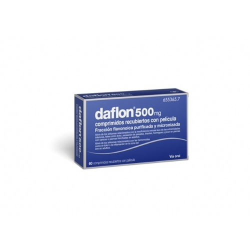 DAFLON 500 MG COMPRIMIDOS RECUBIERTOS CON PELÍCULA, 30 comprimidos