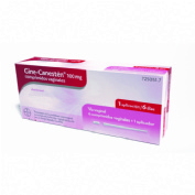 GINE-CANESTEN 100 mg COMPRIMIDOS VAGINALES , 6 comprimidos